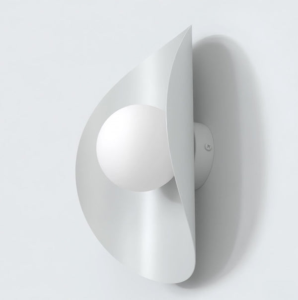 Fiero XL 1-light grey wall lamp