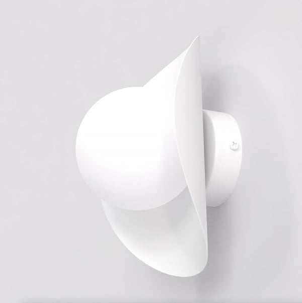 Fiero M 1-light white wall lamp