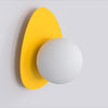 Ovo orange wall lamp