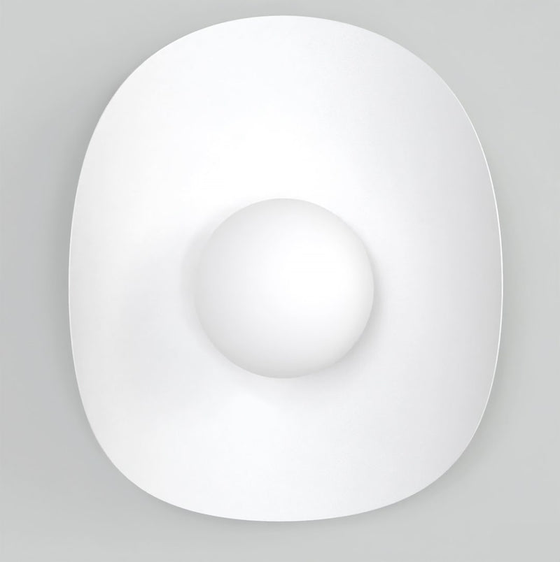 Fiero XL 1-light white wall lamp