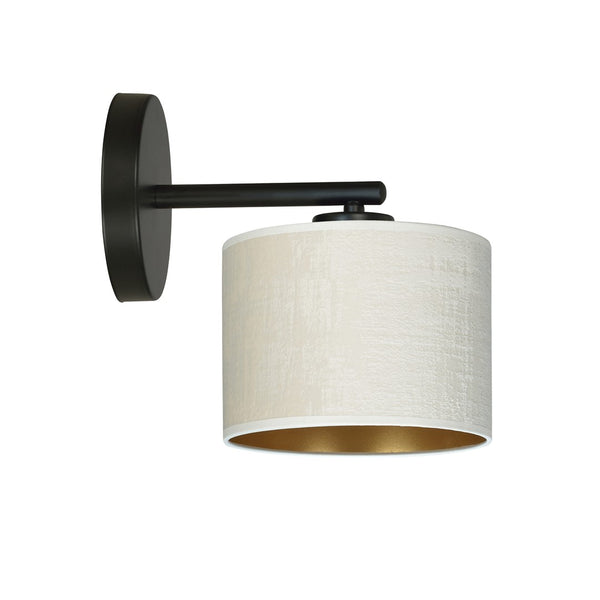 Hilde black and white wall lamp