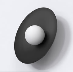 Inspo black wall lamp