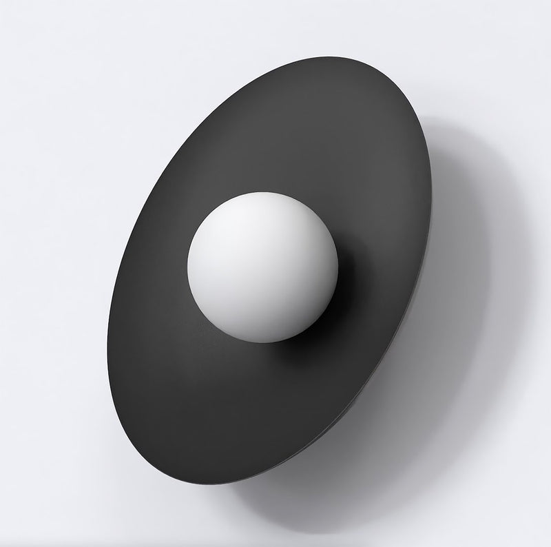 Inspo black wall lamp