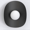 Fiero XL 1-light wall sconce black