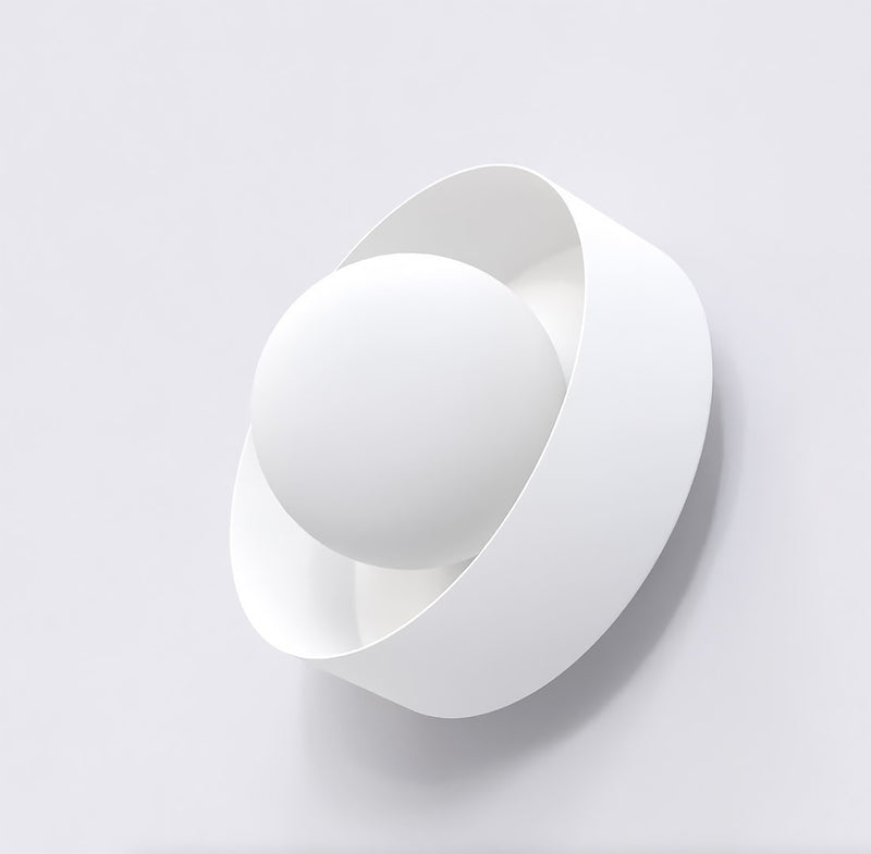 Ozzy 1-light white wall lamp
