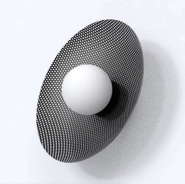Vibez black wall lamp