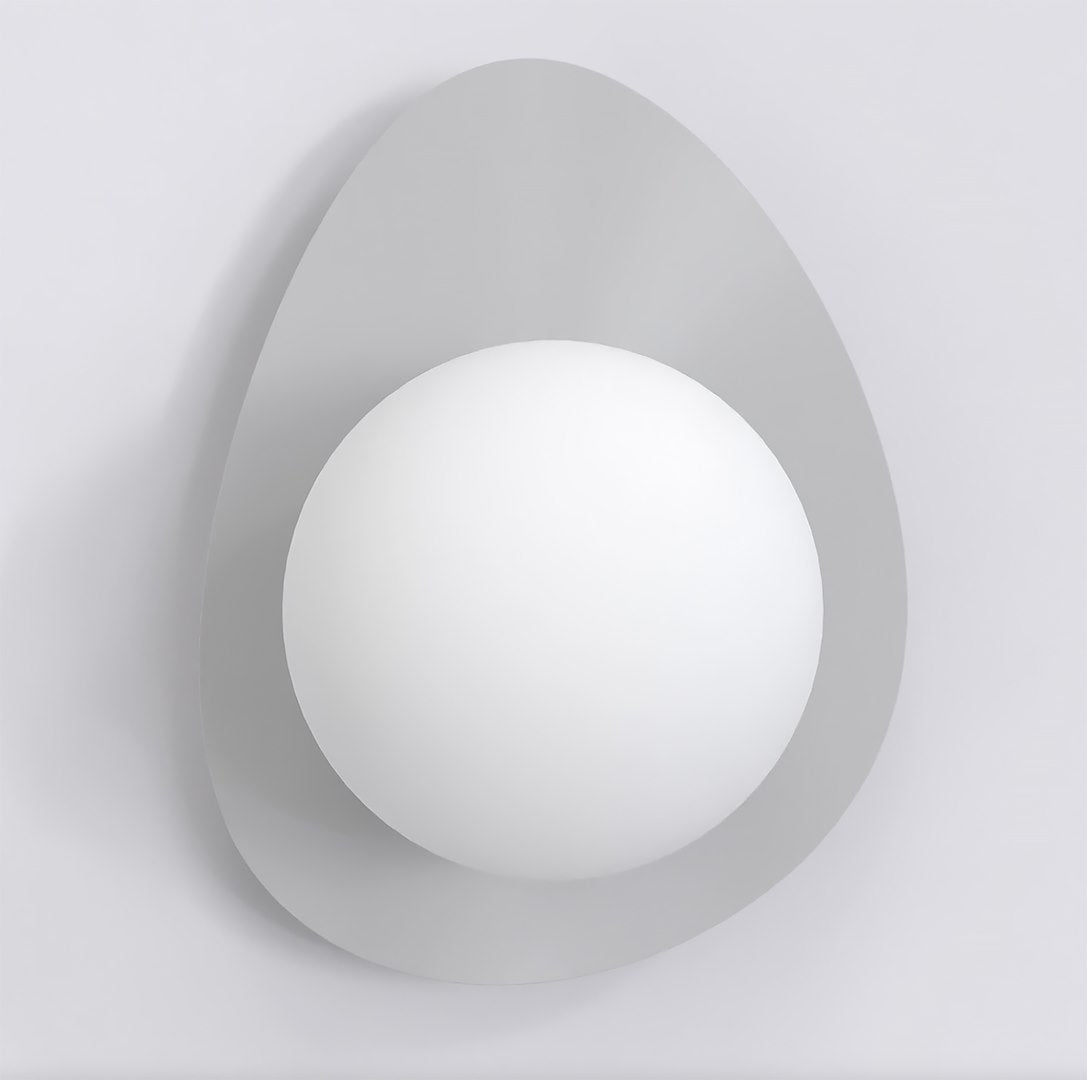 Ovo grey wall light