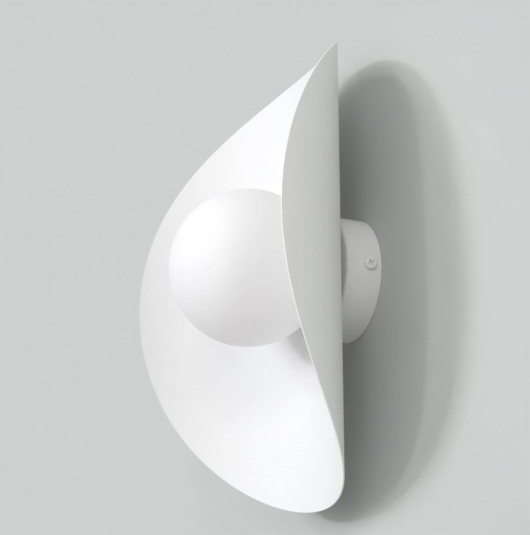 Fiero XL 1-light white wall lamp