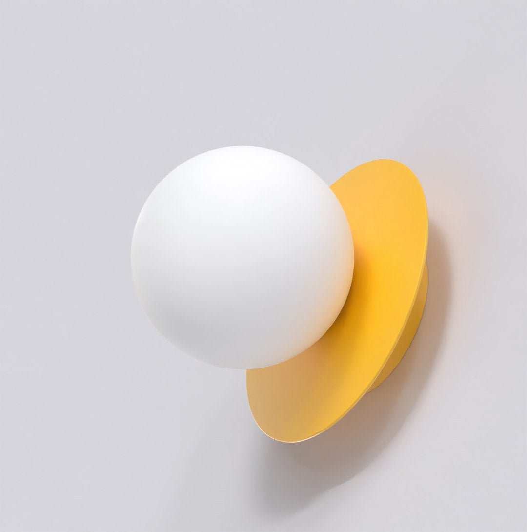 Americana orange wall lamp