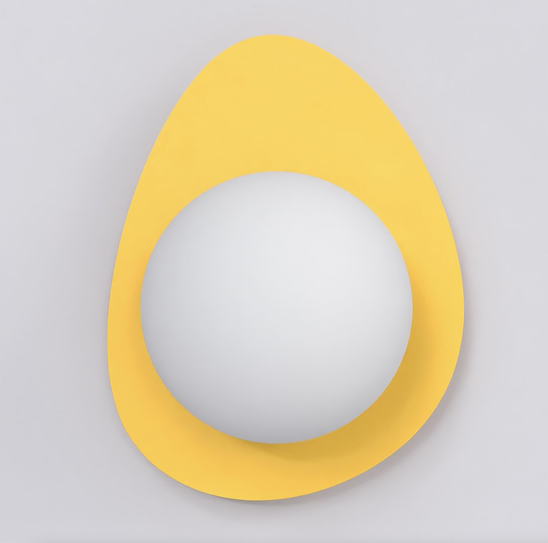 Ovo orange wall lamp
