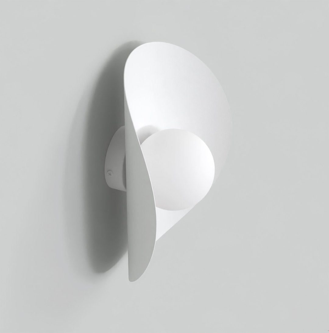 Fiero XL 1-light white wall lamp