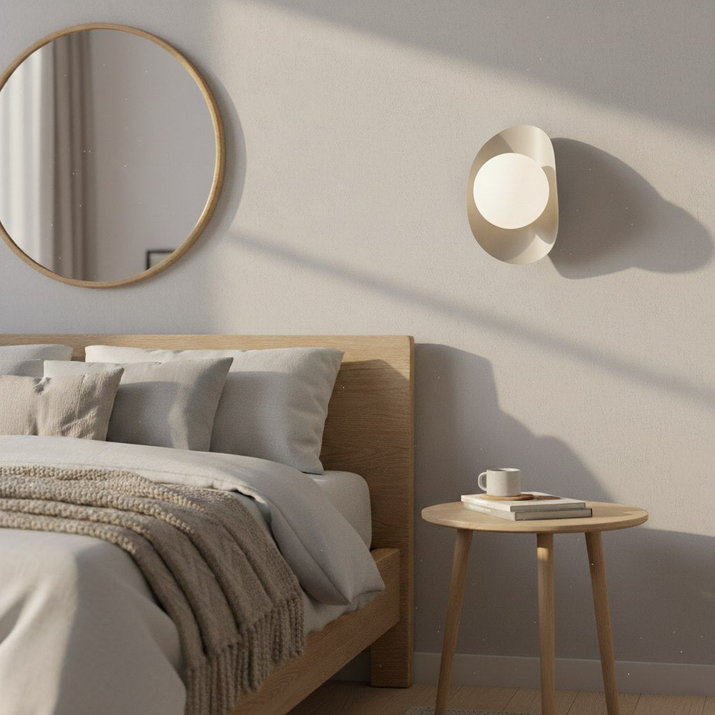 Fiero M 1-light wall lamp mocha