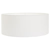 K1066QS white linen lampshade