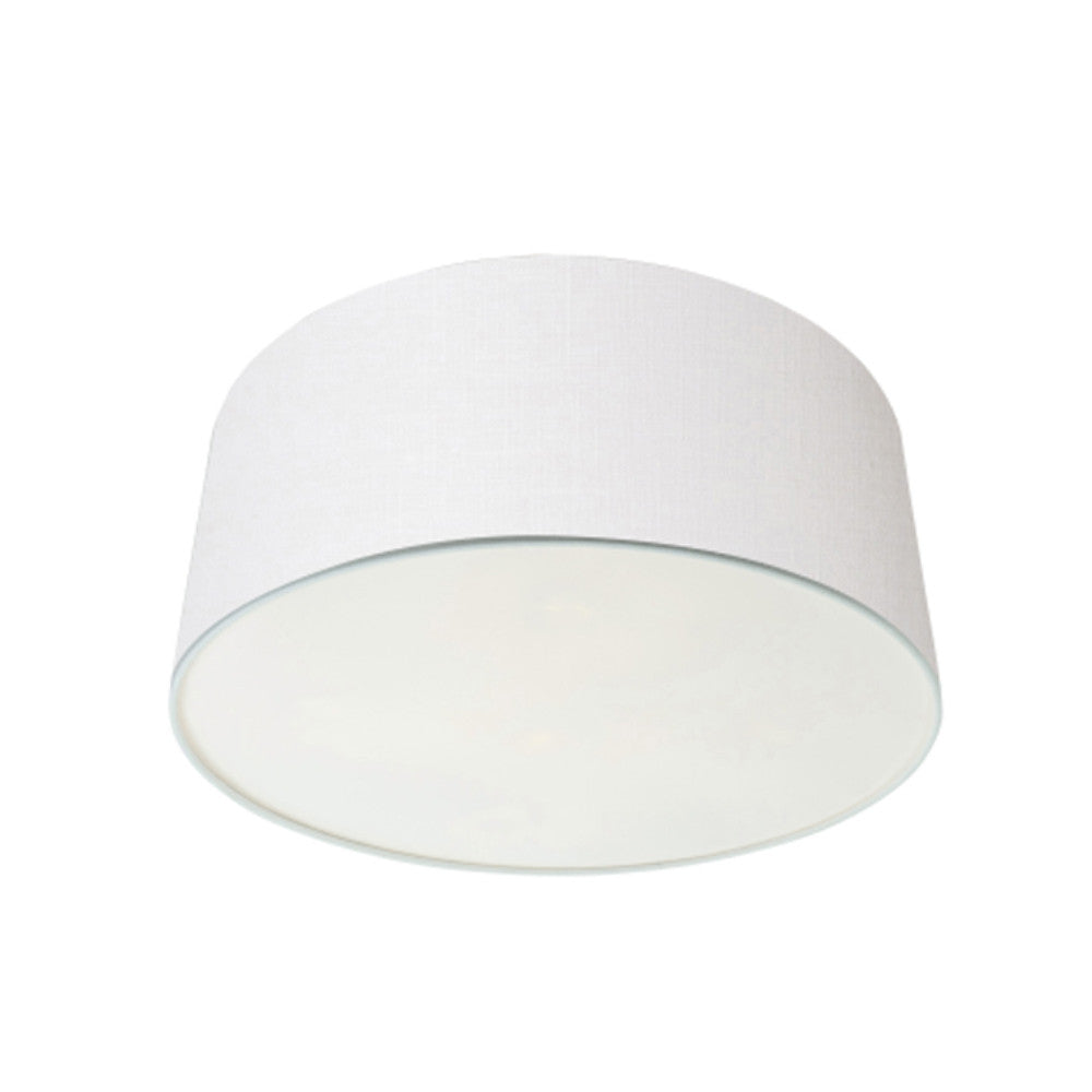 K1066QS white linen lampshade