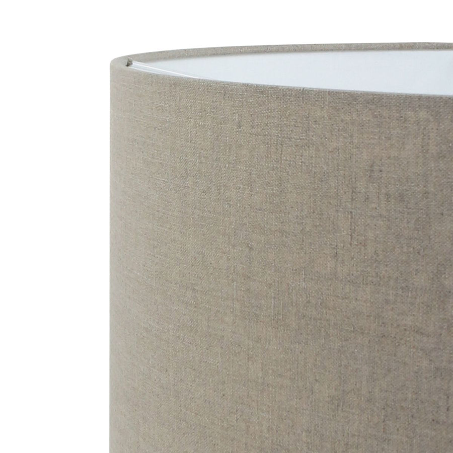 Détail de la bordure supérieure avec intérieur doublé de blanc