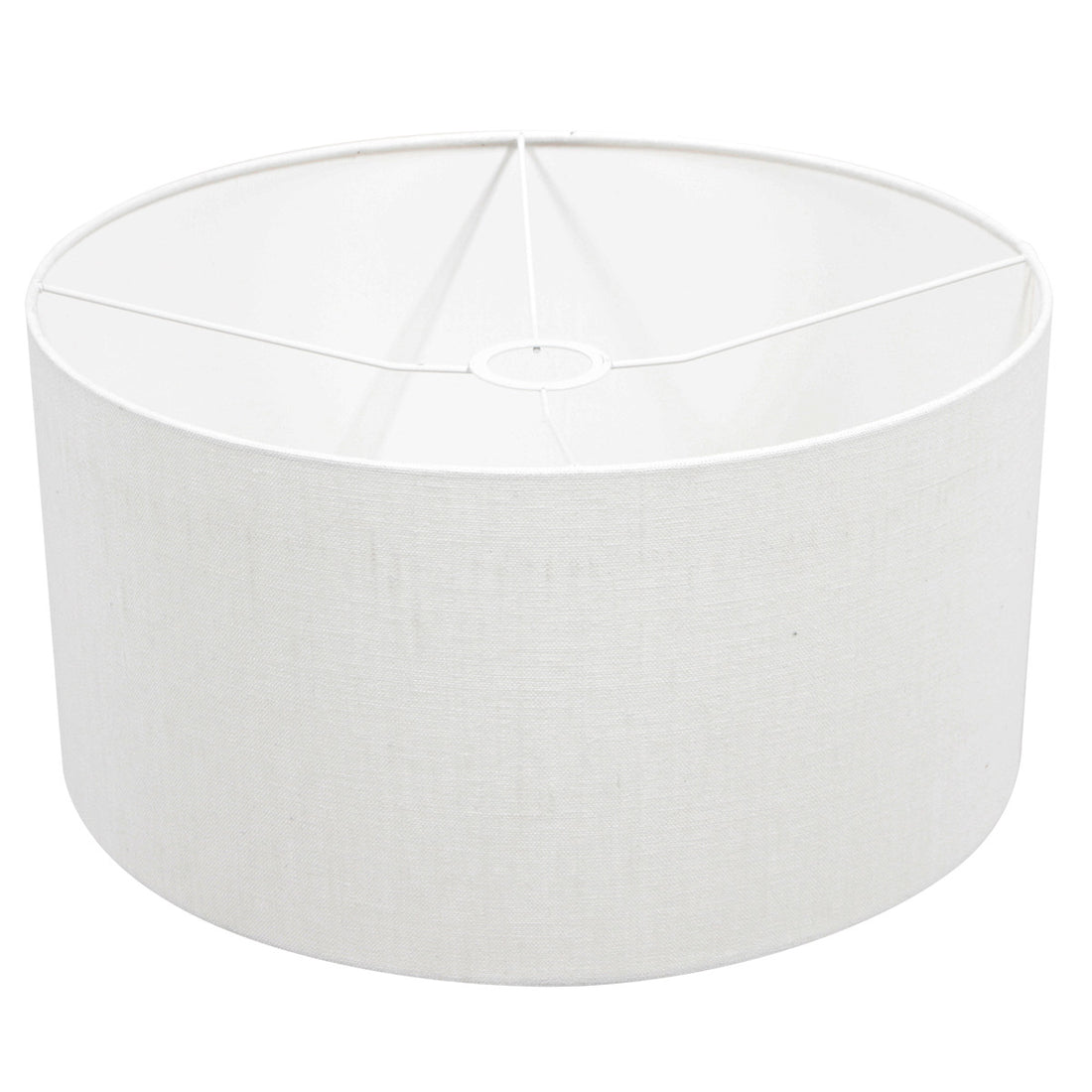 K1068QS white linen lampshade