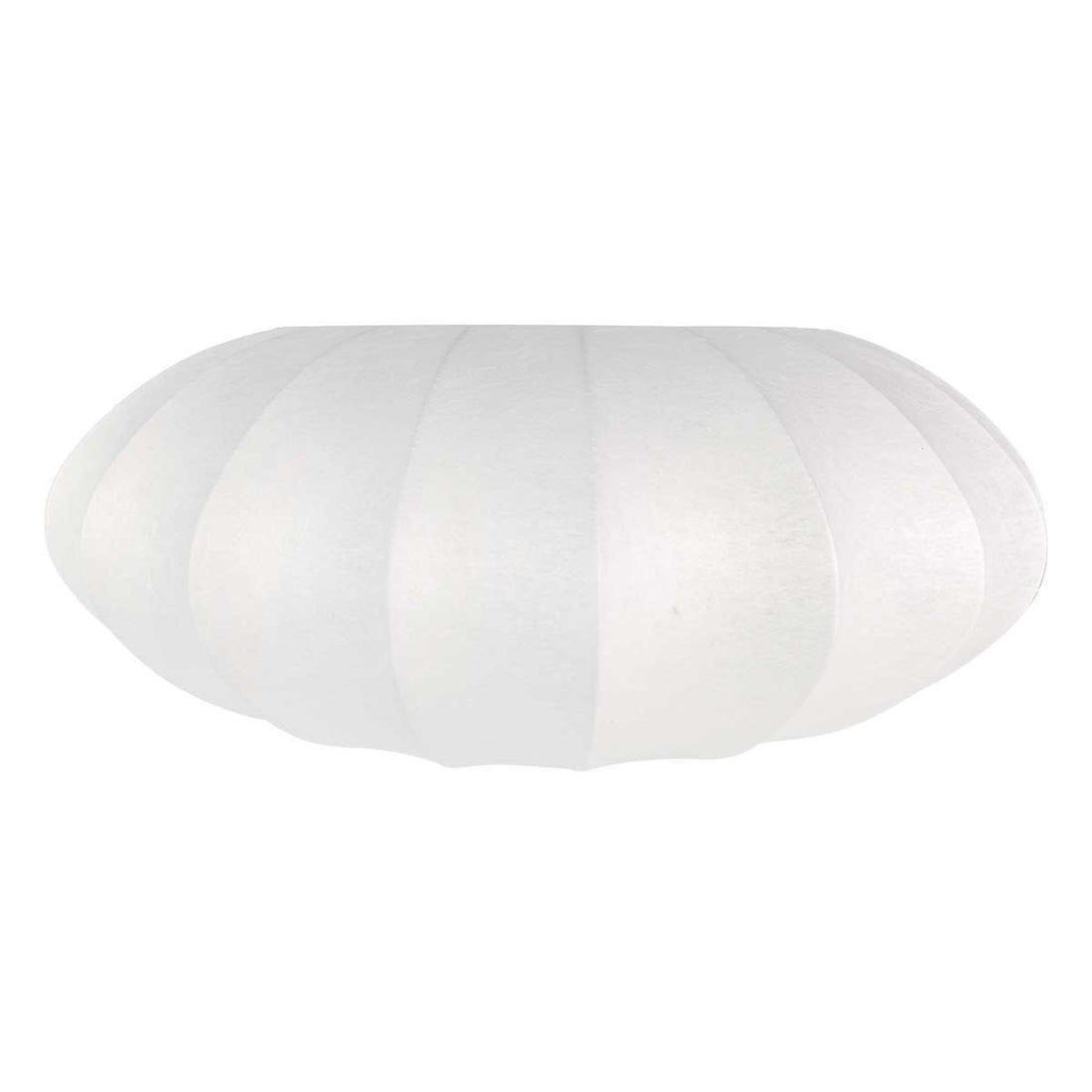 60 cm oval white silk lampshade