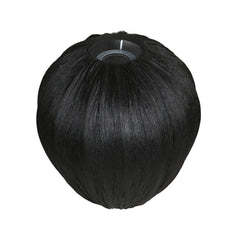 Separate lampshade K2011NS – Small handmade black linen teardrop-shaped lampshade Ø25 cm for E27 sockets