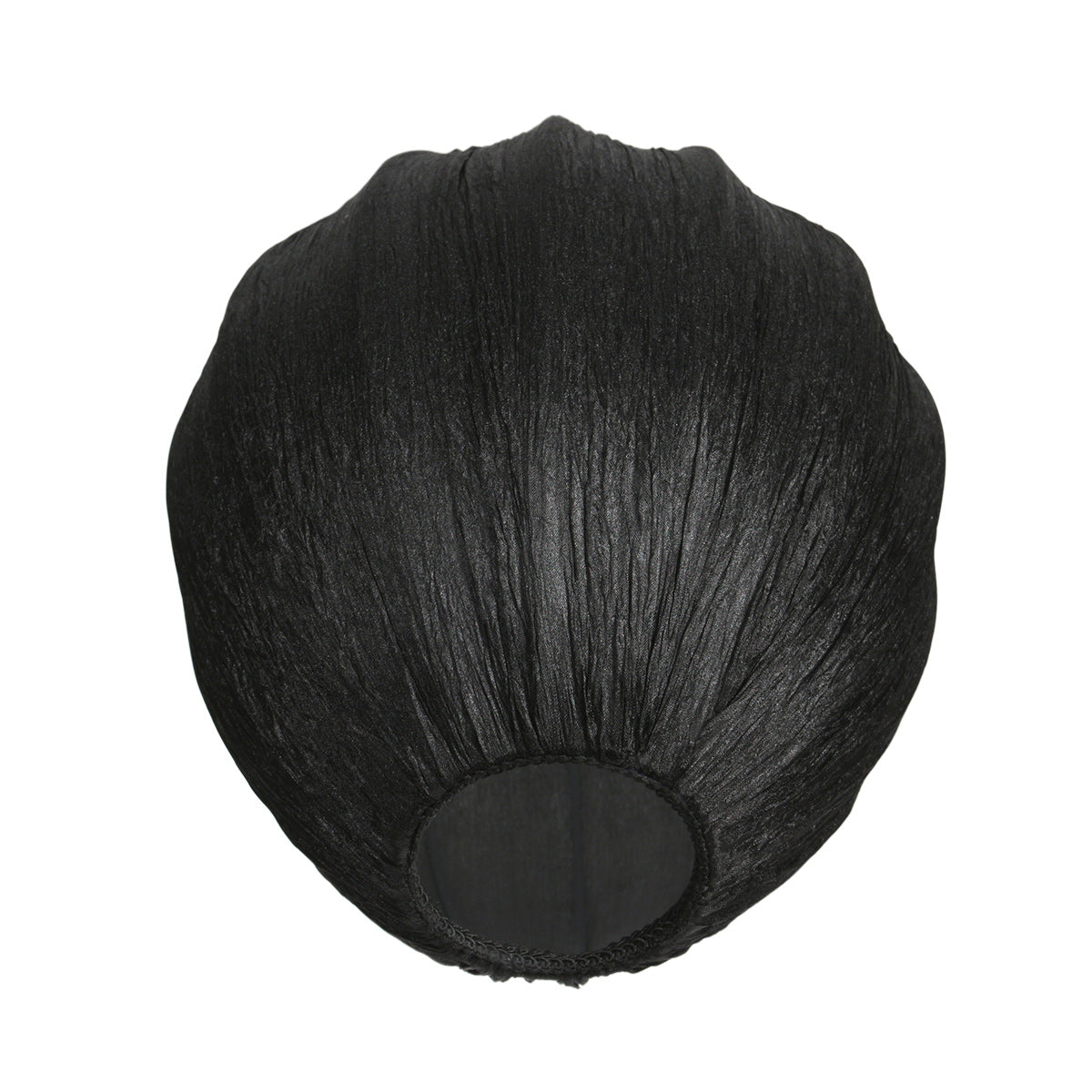 Separate lampshade K2011NS – Small handmade black linen teardrop-shaped lampshade Ø25 cm for E27 sockets