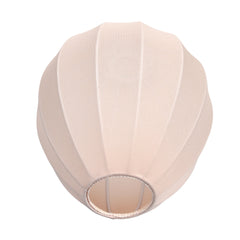Beige linen pendant lights