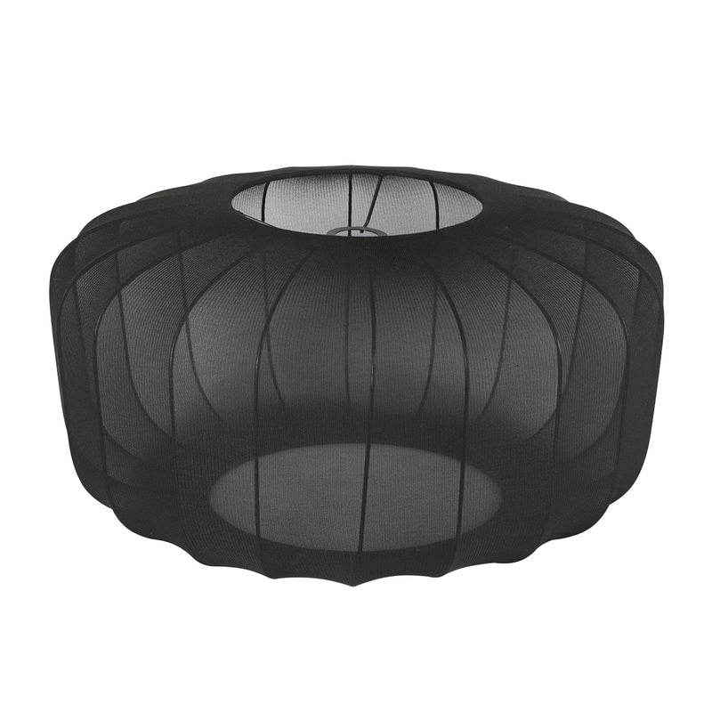 A 60×30 cm black lampshade