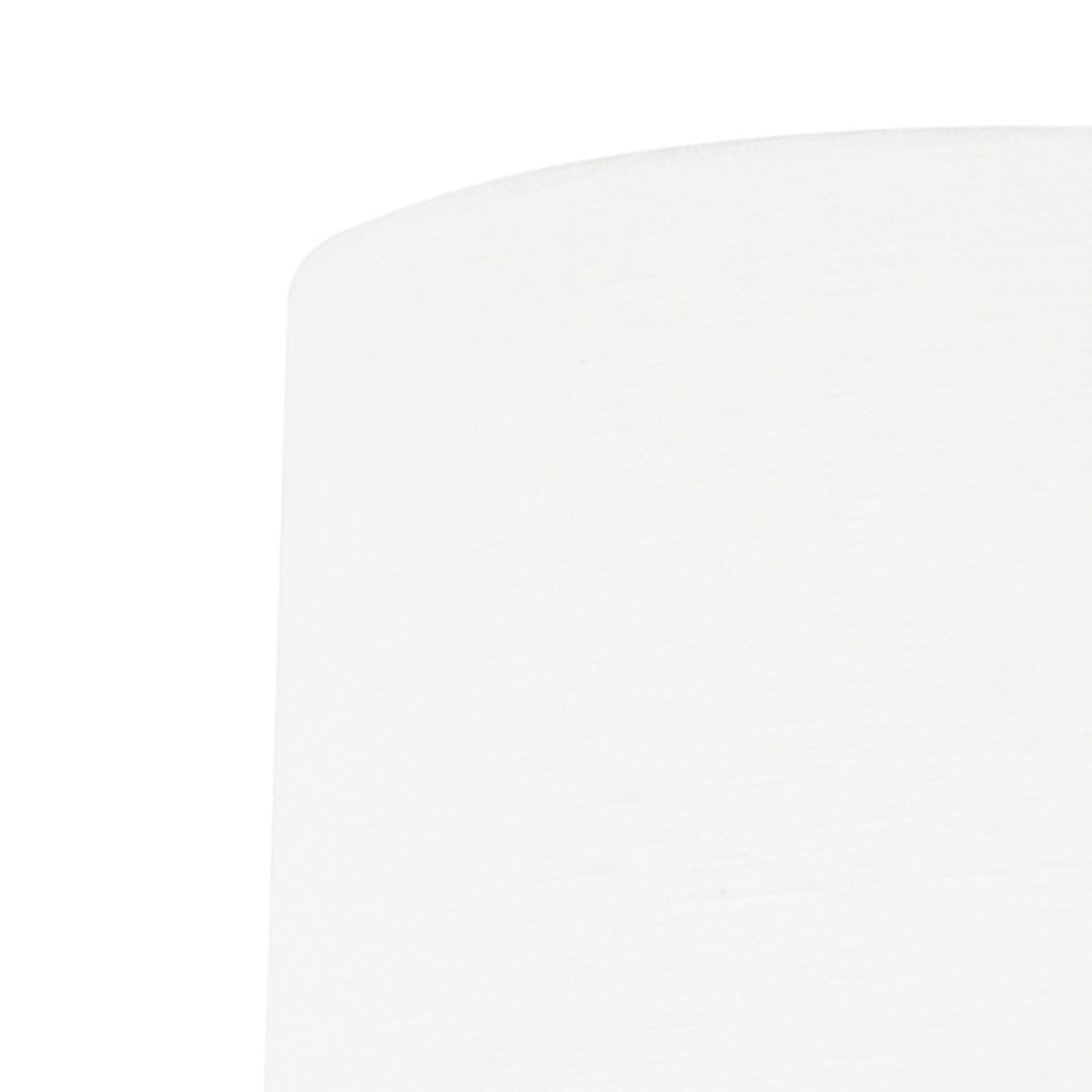 K7396QS white linen lampshade