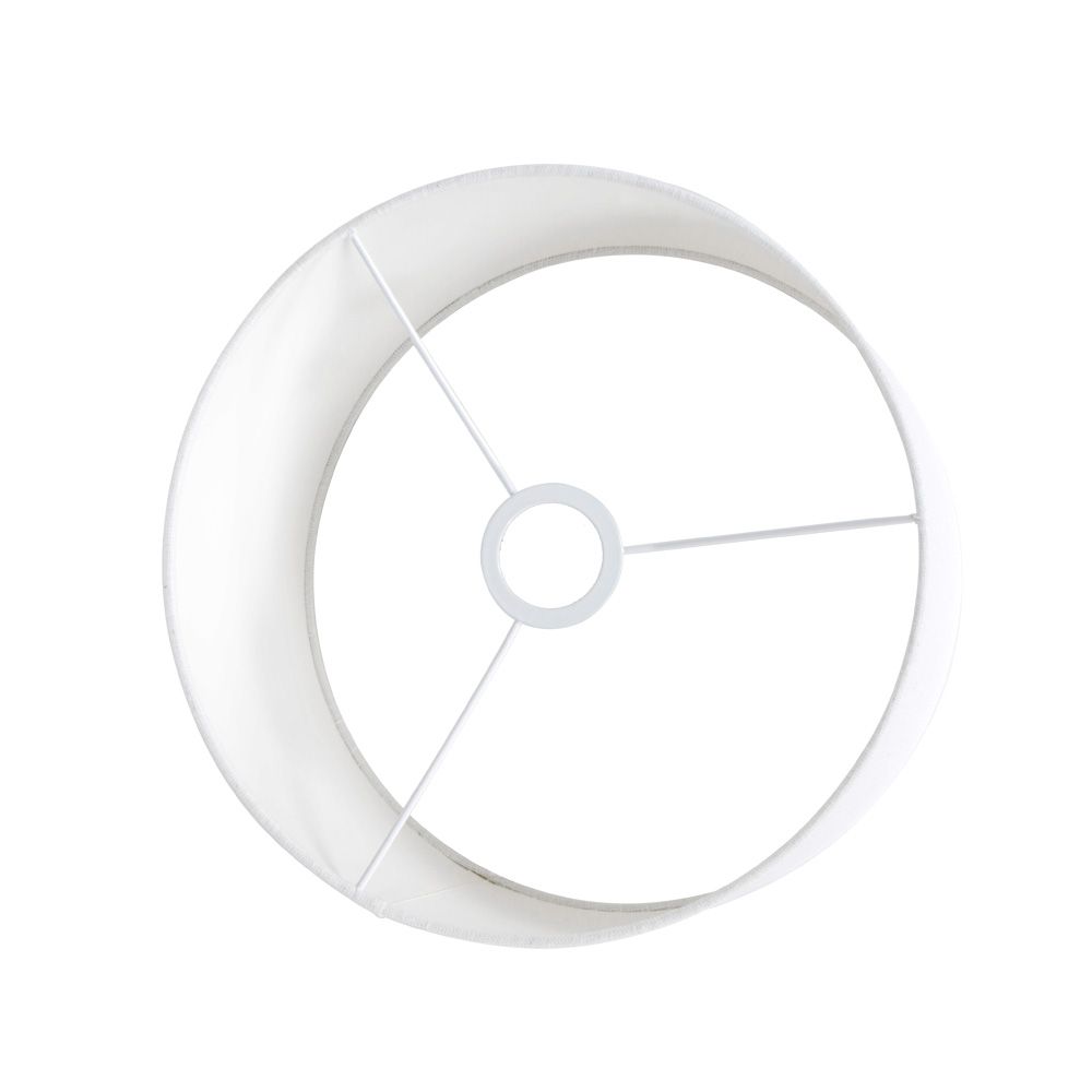 K7396QS white linen lampshade