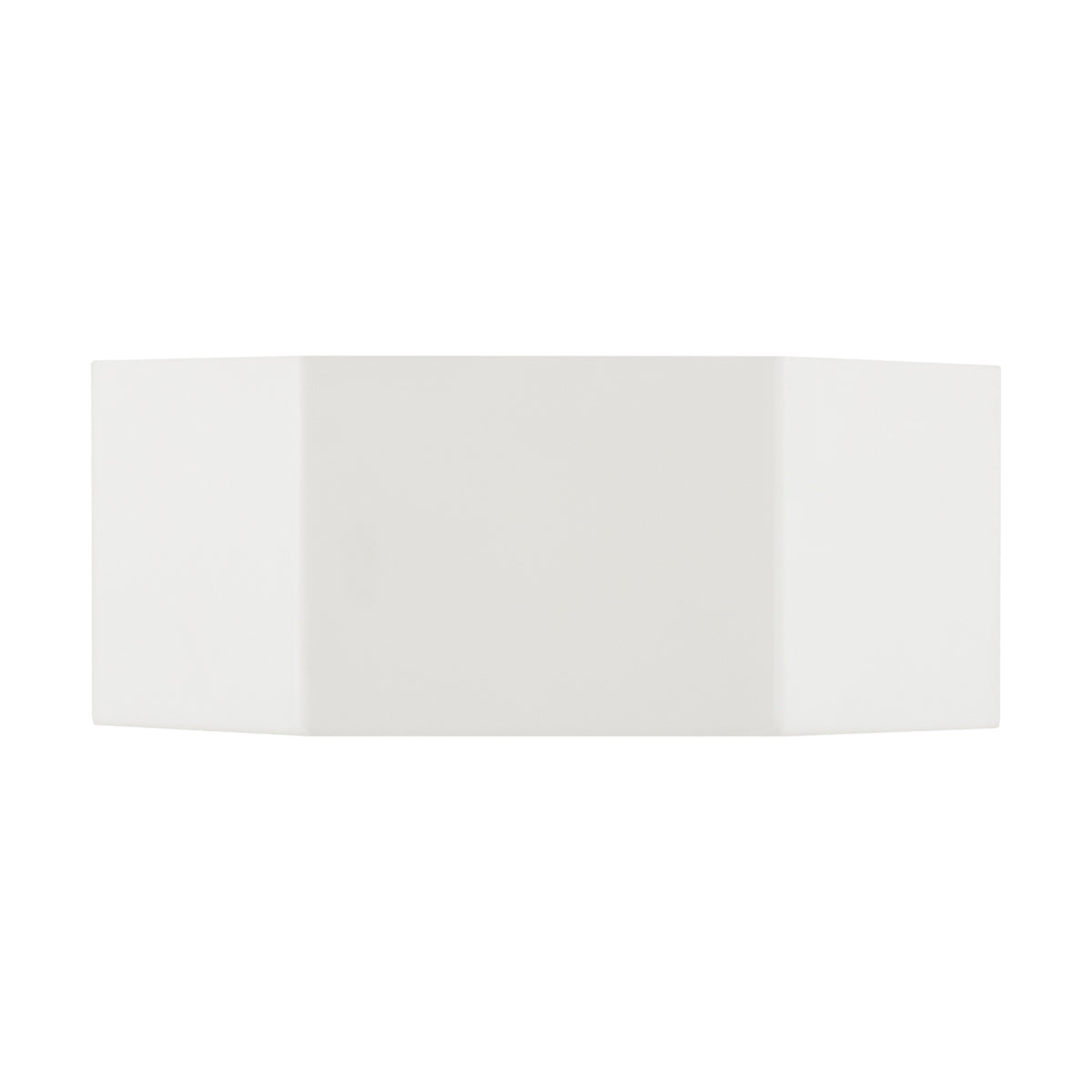 Vue de profil d'un luminaire blanc fin, montrant sa faible épaisseur