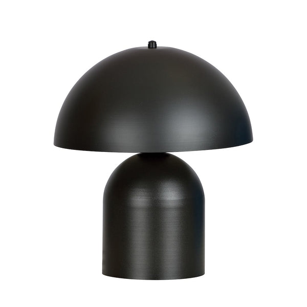 Kava 1-light black bedside lamp