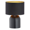 Black and gold Aspen table lamp