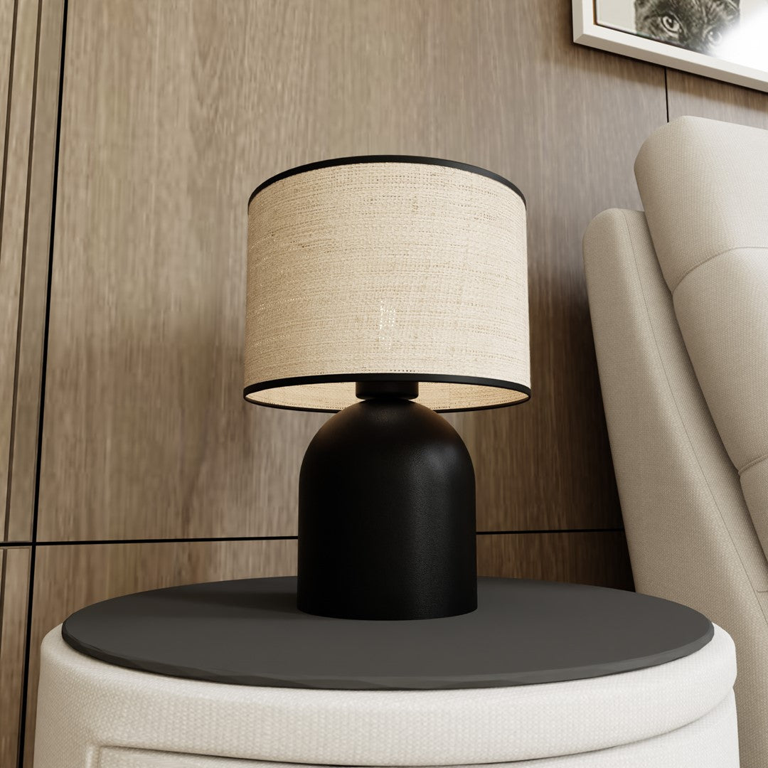 Aspen black table lamp
