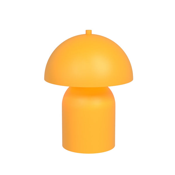 Orange mushroom bedside lamp