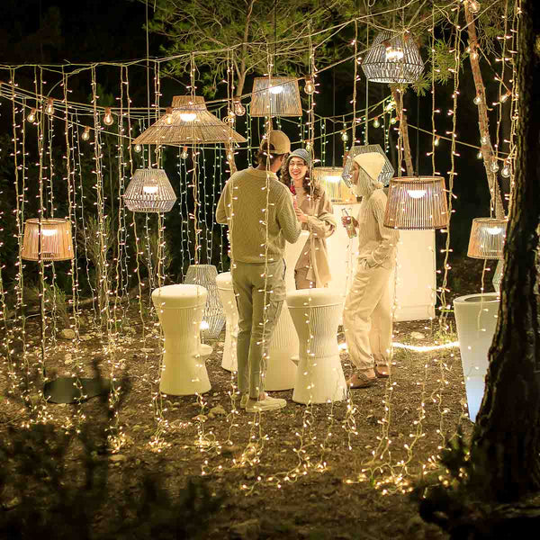 Luceo outdoor curtain lights 3 x 2 m
