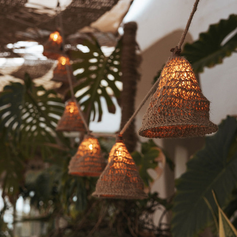Maro decorative garland, 8 m and 10 pendants