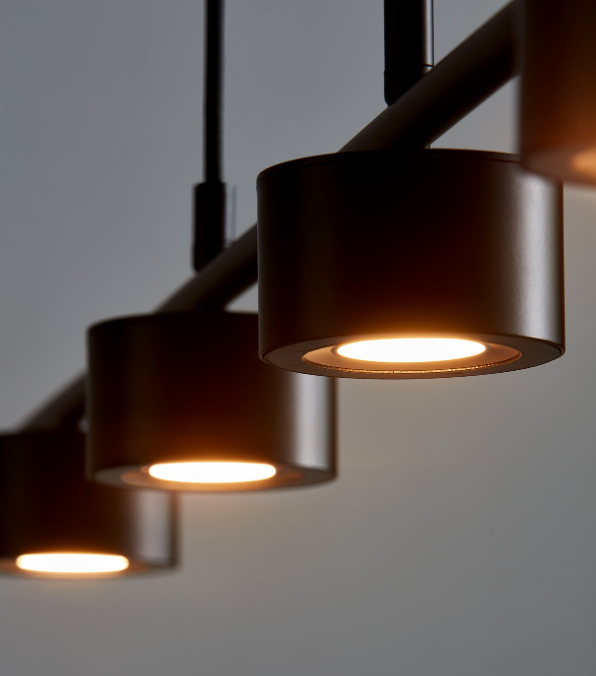 Suspension LED Clyde 4-Rail noire