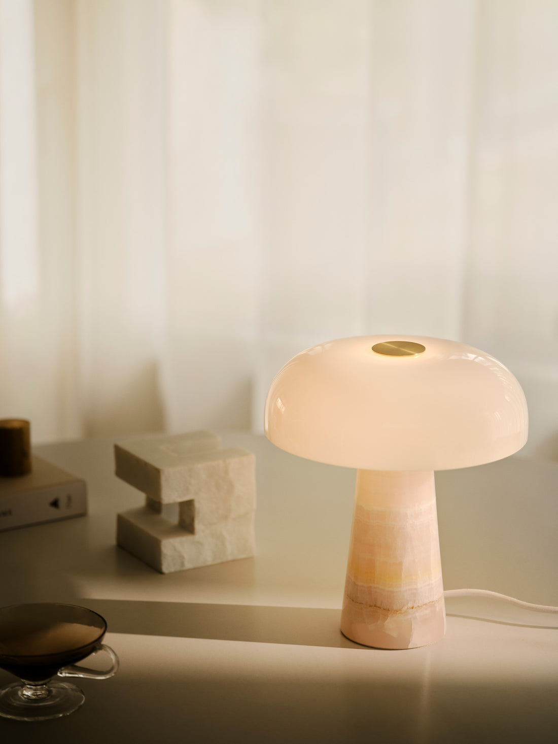 Lampe de chevet | Glossy Rose