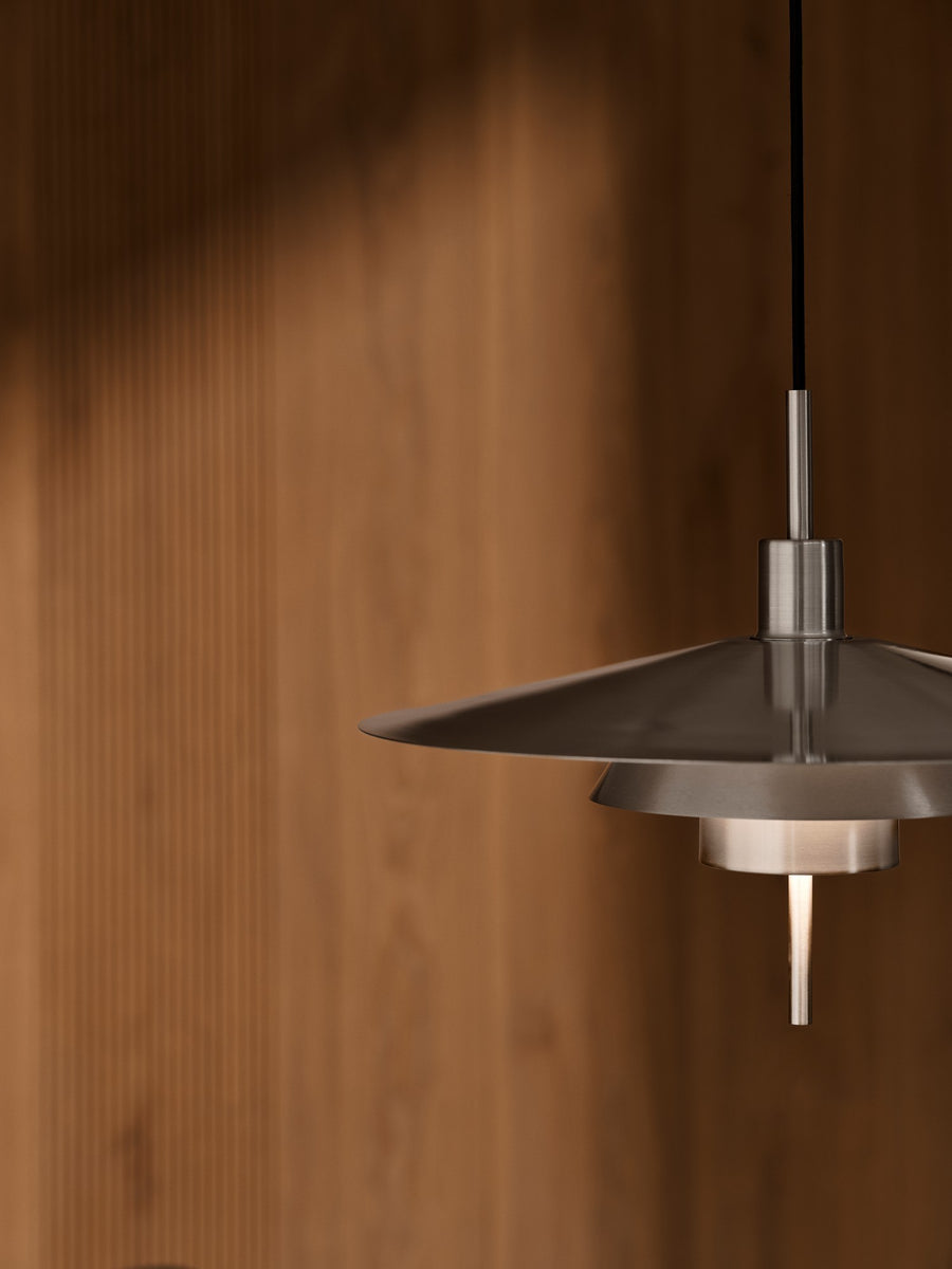 Suspension Latika chrome brossé
