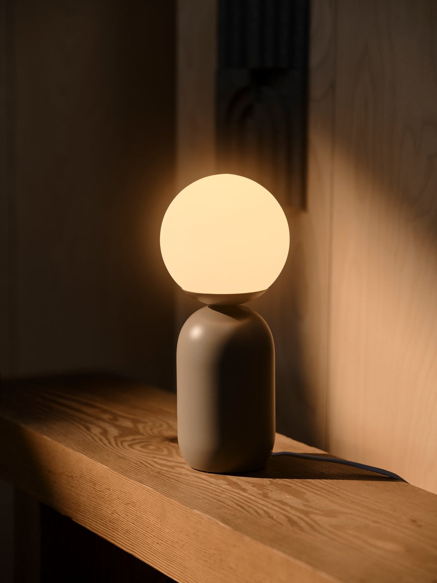 Lampe à poser Notti, verre