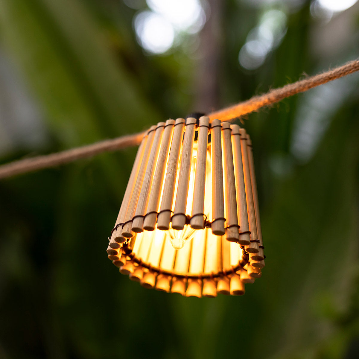 Guirlande d'extérieur Okinawa en bambou