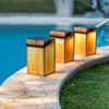 Okinawa portable bamboo solar lantern
