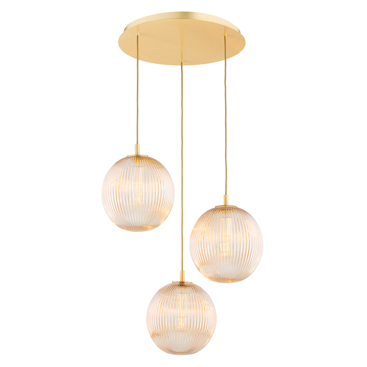 Suspension luminaire Paloma 3 lumières