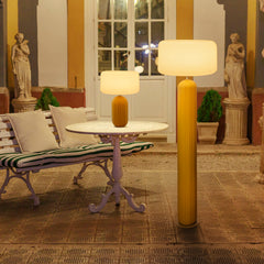 Beige floor lamps for living room