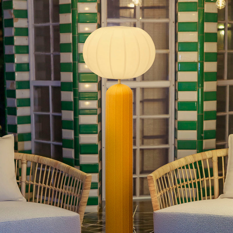 Rachel 145 solar floor lamp, Art Deco style
