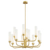 Preston 12-light chandelier