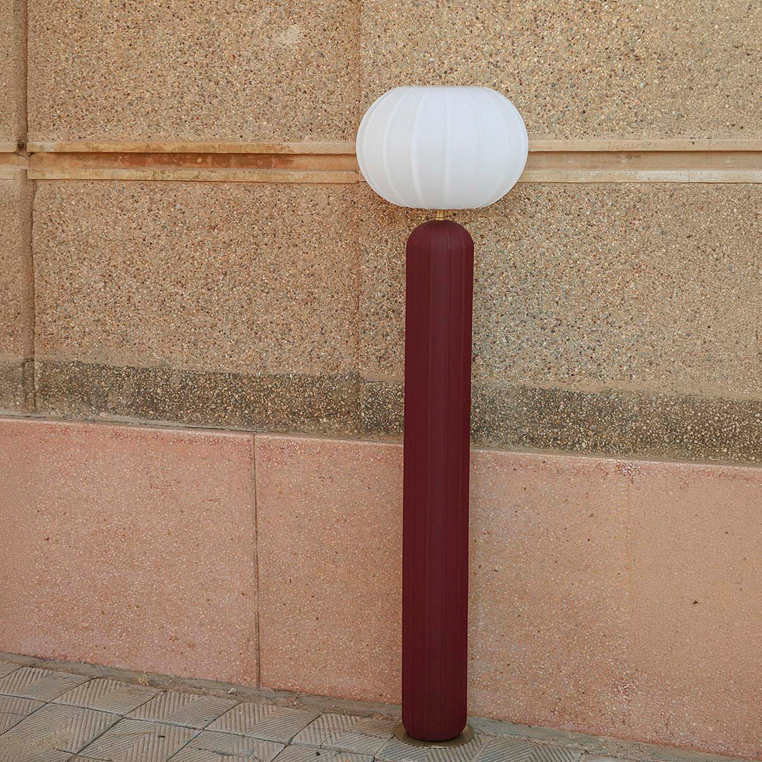 Rachel 145 solar floor lamp, Art Deco style