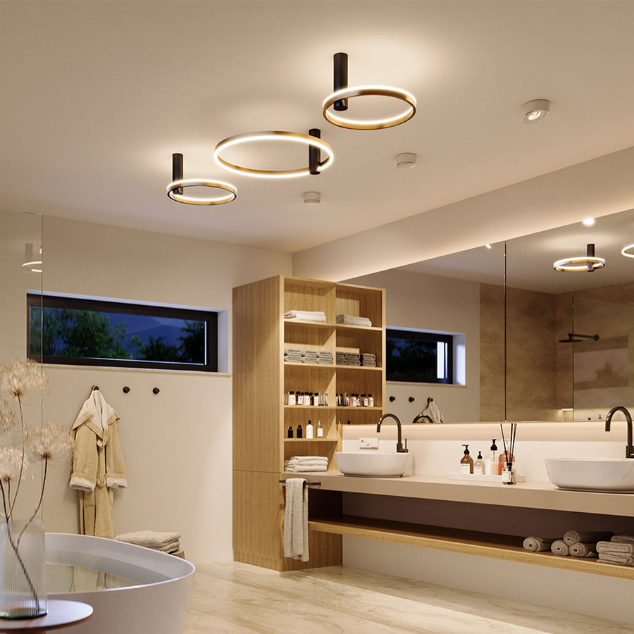 Applique et plafonnier LED Ring Air indirecte, Ø 40 cm