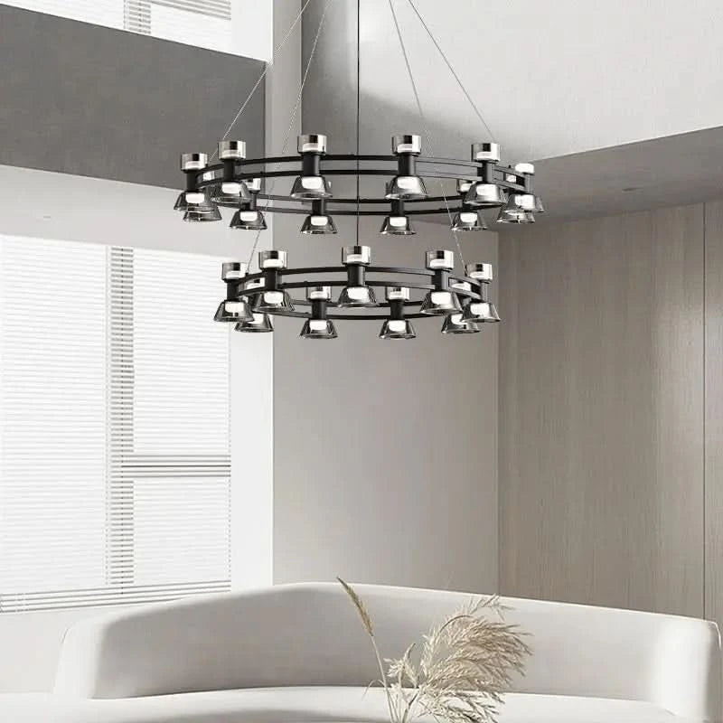Italian dumbbell-shaped round ceiling light | Cala