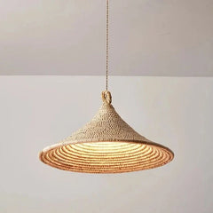 Rattan LED pendant light | Yumi