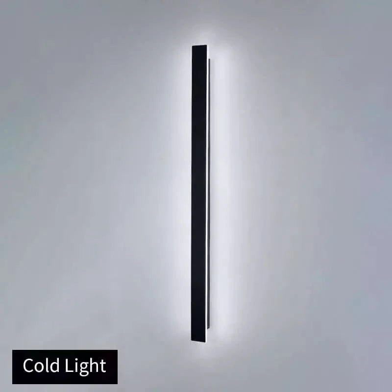LED Long Wall Lamp IP65 Waterproof Wall Light Remote Dimming Outdoor Lighting Garden Villa Porch Sconce Light Garage Door Lamp | Designix -  Cold Light 40CM(15.7inch) 16W  - https://designix.fr