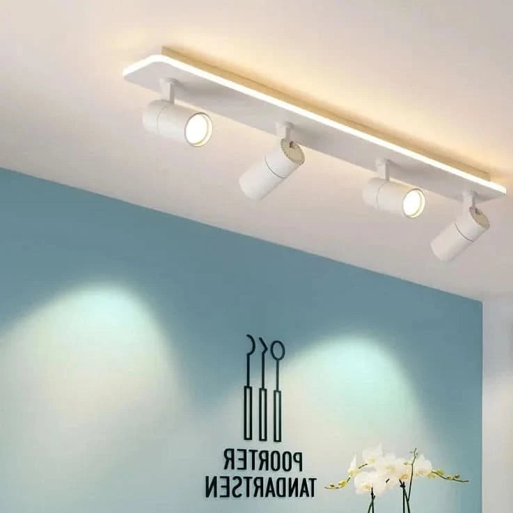 Plafonnier LED noir moderne projecteur | Designix - Luminaire - https://designix.fr